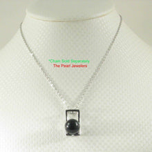 Load image into Gallery viewer, Black Onyx 10 mm Sterling Silver Pendant