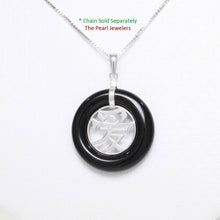 Load image into Gallery viewer, Black Onyx “Ai” Sterling Silver Pendant