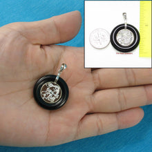 Load image into Gallery viewer, Black Onyx Lucky Dragon Sterling Silver Pendant