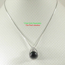 Load image into Gallery viewer, Black Onyx Raindrop Flower Pendant