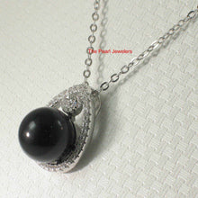 Load image into Gallery viewer, Black Onyx Raindrop Flower Pendant