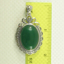 Load image into Gallery viewer, Cabochon Oval Green Agate Pendant