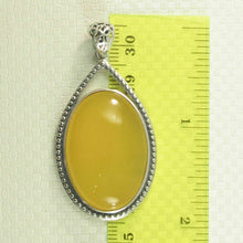 Load image into Gallery viewer, Yellow Agate Cabochon Oval Pendant