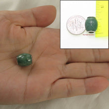 Load image into Gallery viewer, Celadon Green Jade Drum Sterling Silver Pendant
