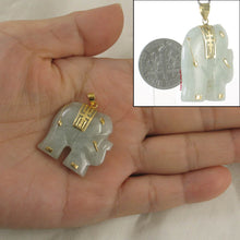Load image into Gallery viewer, Celadon Jade Elephant Pendant