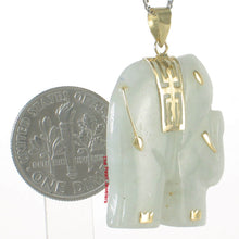 Load image into Gallery viewer, Celadon Jade Elephant Pendant