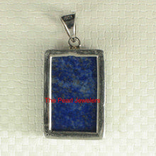 Load image into Gallery viewer, Classic Rectangle Lapis Lazuli Sterling Silver Pendant
