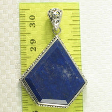 Load image into Gallery viewer, Diamond Shaped Blue Lapis Lazuli Pendant
