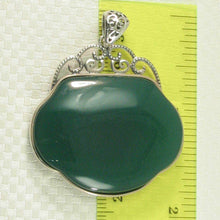 Load image into Gallery viewer, Green Agate Lucky Lock Pendant