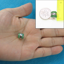 Load image into Gallery viewer, Green Jade Bead Slide Sterling Silver Necklace