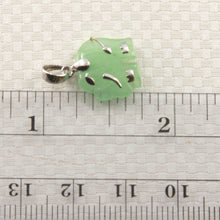 Load image into Gallery viewer, Green Jade Elephant Sterling Silver Pendant