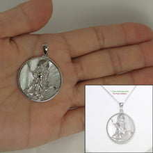 Load image into Gallery viewer, Guan Gong Mother of Pearl Tablet Pendant