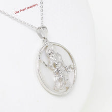 Load image into Gallery viewer, Guan Gong Mother of Pearl Tablet Pendant