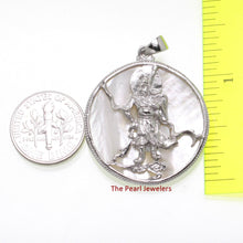 Load image into Gallery viewer, Guan Gong Mother of Pearl Tablet Pendant