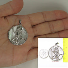 Load image into Gallery viewer, Guan Gong Mother of Pearl Tablet Pendant