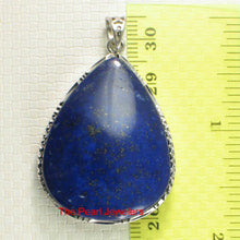 Load image into Gallery viewer, Large Lapis Lazuli Raindrop Sterling Silver Pendant