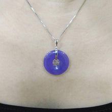 Load image into Gallery viewer, Lavender Jade Fortune Pendant
