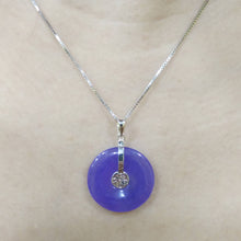 Load image into Gallery viewer, Lavender Jade Fortune Pendant
