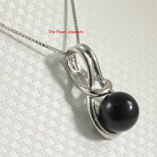 Load image into Gallery viewer, Love Knot Black Onyx Pendant