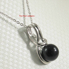 Load image into Gallery viewer, Love Knot Black Onyx Pendant