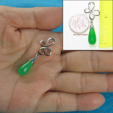 Load image into Gallery viewer, Love Knot Green Jade Pendant