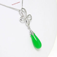 Load image into Gallery viewer, Love Knot Green Jade Pendant