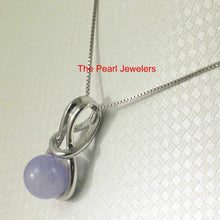 Load image into Gallery viewer, Love Knot Lavender Jade Pendant