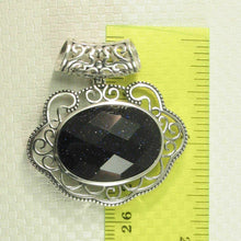 Load image into Gallery viewer, Lucky Lock Blue Sandstone Pendant