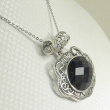 Load image into Gallery viewer, Lucky Lock Blue Sandstone Pendant