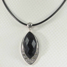 Load image into Gallery viewer, Faceted Marquise Blue Sandstone Pendant