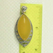 Load image into Gallery viewer, Marquise Yellow Agate Pendant