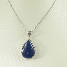Load image into Gallery viewer, Pear Shaped Blue Lapis Lazuli Pendant