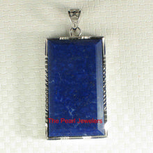 Load image into Gallery viewer, Blue Lapis Lazuli Rectangle Pendant Necklace