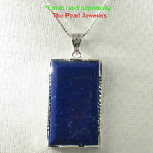 Load image into Gallery viewer, Blue Lapis Lazuli Rectangle Pendant Necklace
