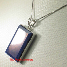 Load image into Gallery viewer, Simple Lapis Lazuli Rectangle Pendant