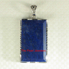 Load image into Gallery viewer, Simple Lapis Lazuli Rectangle Pendant