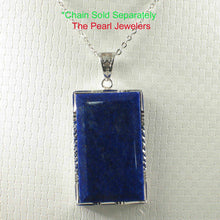 Load image into Gallery viewer, Simple Lapis Lazuli Rectangle Pendant