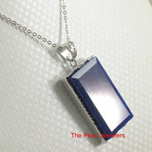Load image into Gallery viewer, Simple Lapis Lazuli Rectangle Pendant