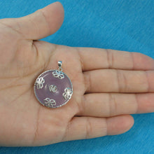 Load image into Gallery viewer, Solid Sterling Silver 925 Butterflies Lavender Jade Pendant
