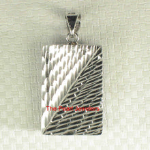 Load image into Gallery viewer, Solid Sterling Silver Large Rectangle Lapis Lazuli Pendant