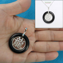 Load image into Gallery viewer, Solid Sterling Silver 925 Dragon Black Onyx Ring Pendant