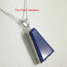 Load image into Gallery viewer, Trapezoid Mini Lapis Pendant
