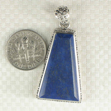 Load image into Gallery viewer, Vertical Trapezoid Blue Lapis Lazuli Pendant