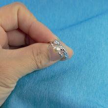 Load image into Gallery viewer, Adjustable Wheat-Style Peach Freshwater Pearl Ring ā .925 Sterling Silver