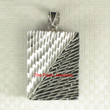 Load image into Gallery viewer, Sterling Silver Rectangle Lapis Lazuli Pendant