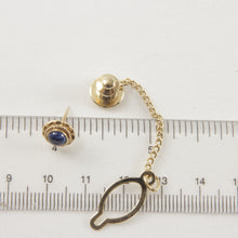 Load image into Gallery viewer, 2700021-14k-Yellow-Gold-Gorgeous-Cabochon-Cut-Natural-Blue-Sapphire-Tie-Pin