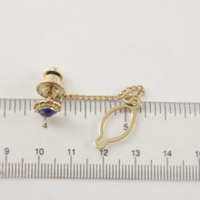 Load image into Gallery viewer, 2700022-14k-Yellow-Gold-Oval-Cut-Natural-Blue-Sapphire-Gorgeous-Tie-Pin