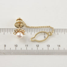 Load image into Gallery viewer, 2700040-14k-Yellow-Gold-White-Cream-Akoya-Cultured-Pearl-Tie-Pin