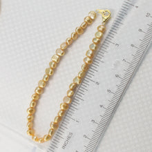 Load image into Gallery viewer, Golden Baby Baroque Freshwater Pearl Bracelet