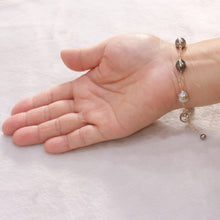 Load image into Gallery viewer, Unisex Tahitian Black Pearl Bracelet in 14K Gold Filled